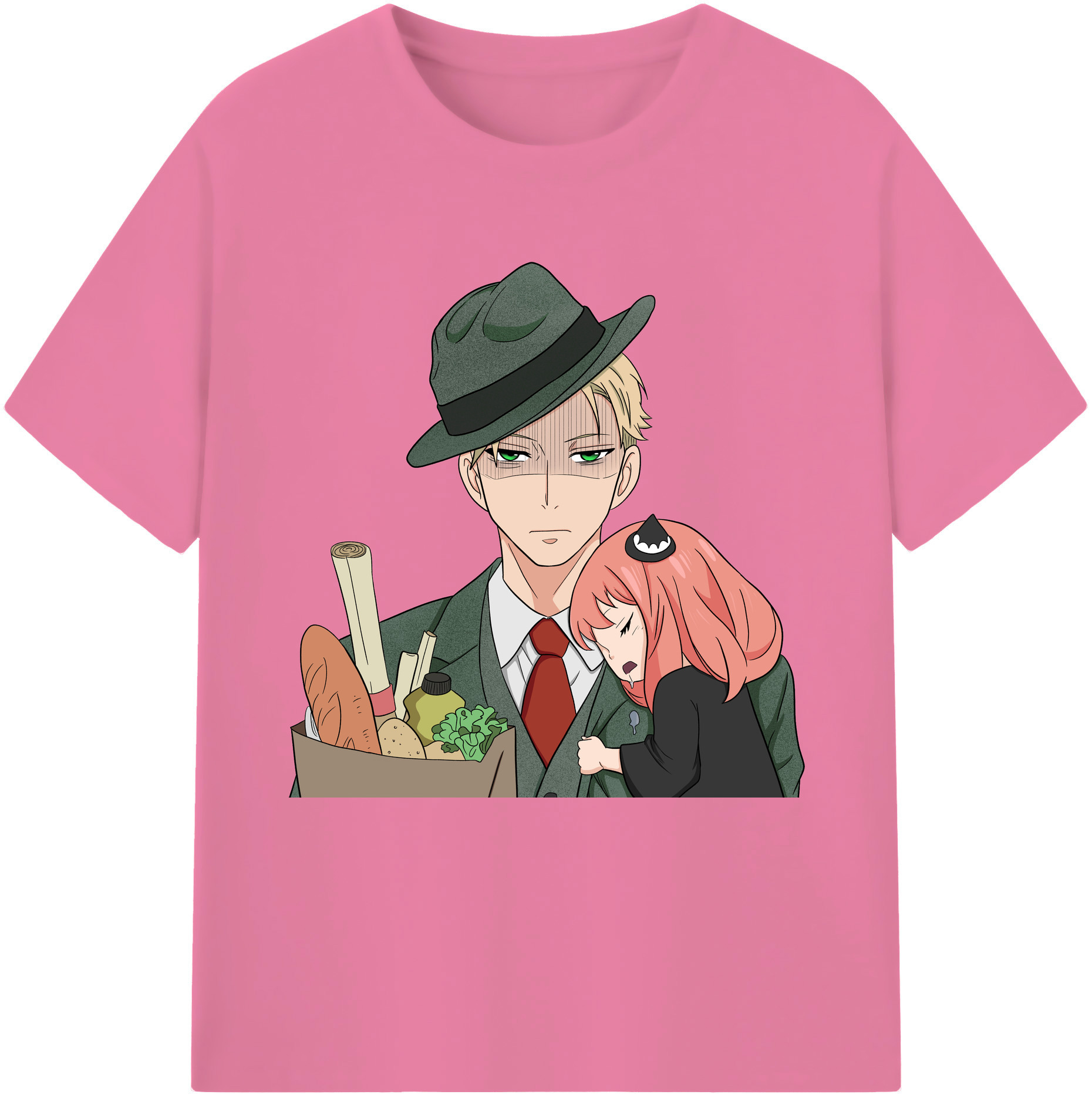（画像用） SPY×FAMILY间谍家家酒 綿100％半袖Tシャツ（フロントプリント）